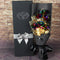 gold rose bouquet, gold rose, bouquet, rose bouquet, gift box, rose boxes, 