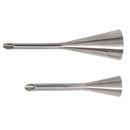 Stainless Steel Puff Cream Pastry Piping Nozzles Set - Perfect for Decorating Eclairs, Cupcakes, and More!