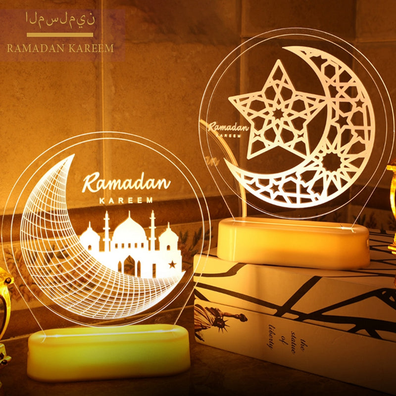 moon light, eid mubarak decor, eid decorations, eid decor,