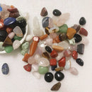 mixed gemstones, crystal, garden decoration, fish tank, 