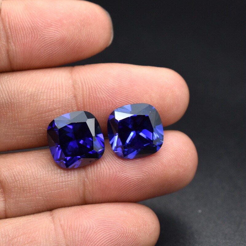 tanzanite blue, blue tanzanite, sapphire, sapphire stone, sapphire cushion cut