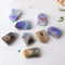 agate, crystal tower, rainbow tower, electroplating, rainbow agate, 