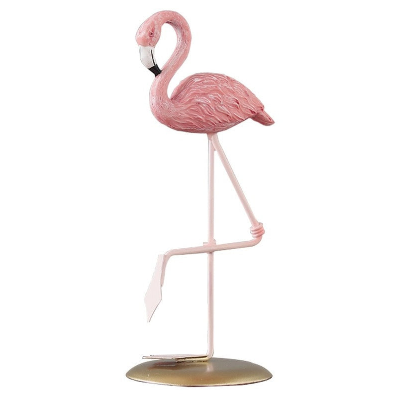 flamingo, flamingo figurine, fairy gardens,