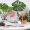 flamingo, flamingo figurine, fairy gardens,