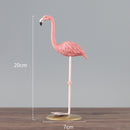flamingo, flamingo figurine, fairy gardens, 