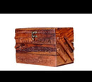 Hand-carved Wooden Jewelry Box