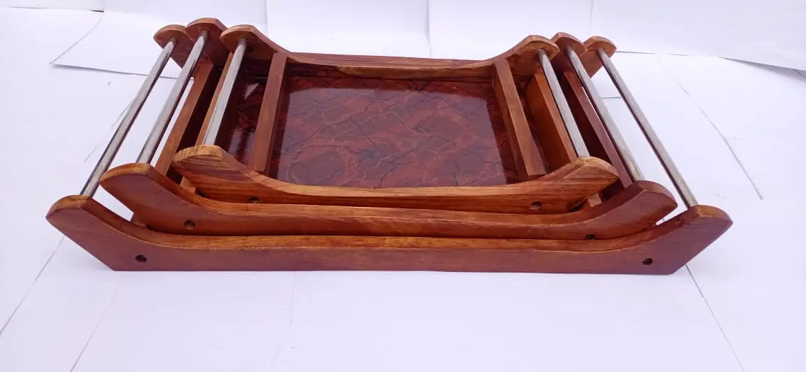 Bamboo Wooden Serving Trays Stylish Gift Decor: Fashion, Gifts, Design, Decor
