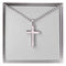 stainless steel necklace, stainless steel cross necklace, stainless steel cross, stainless steel chain necklace, stainless steel chain, necklace, lobster clasp closure, Gift, cross necklace, ball chain,