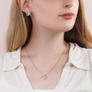 white gold necklace for women, white gold necklace, necklace set, love knot necklace, love knot earring, knot for necklaces, knot earrings gold, gold love knot earrings,14k white gold chain,