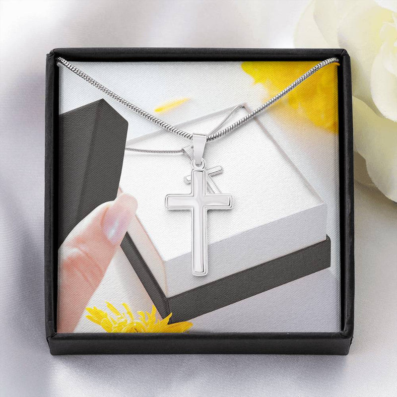 stainless steel cross necklace, stainless steel cross, silver cross necklace, men's cross necklace stainless steel, Gift, cross, necklace for women, cross necklace, cross chain