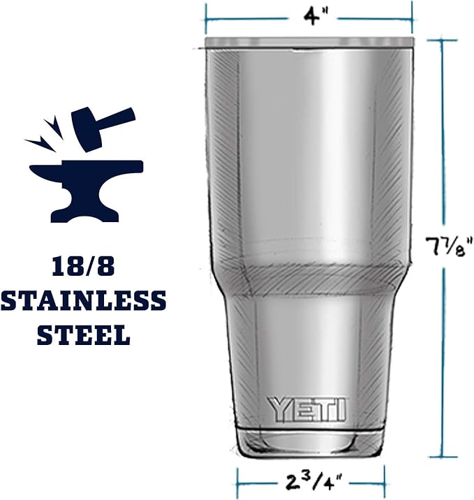 Rambler 30 oz Stainless Steel Vacuum Insulated Tumbler w/MagSlider Lid