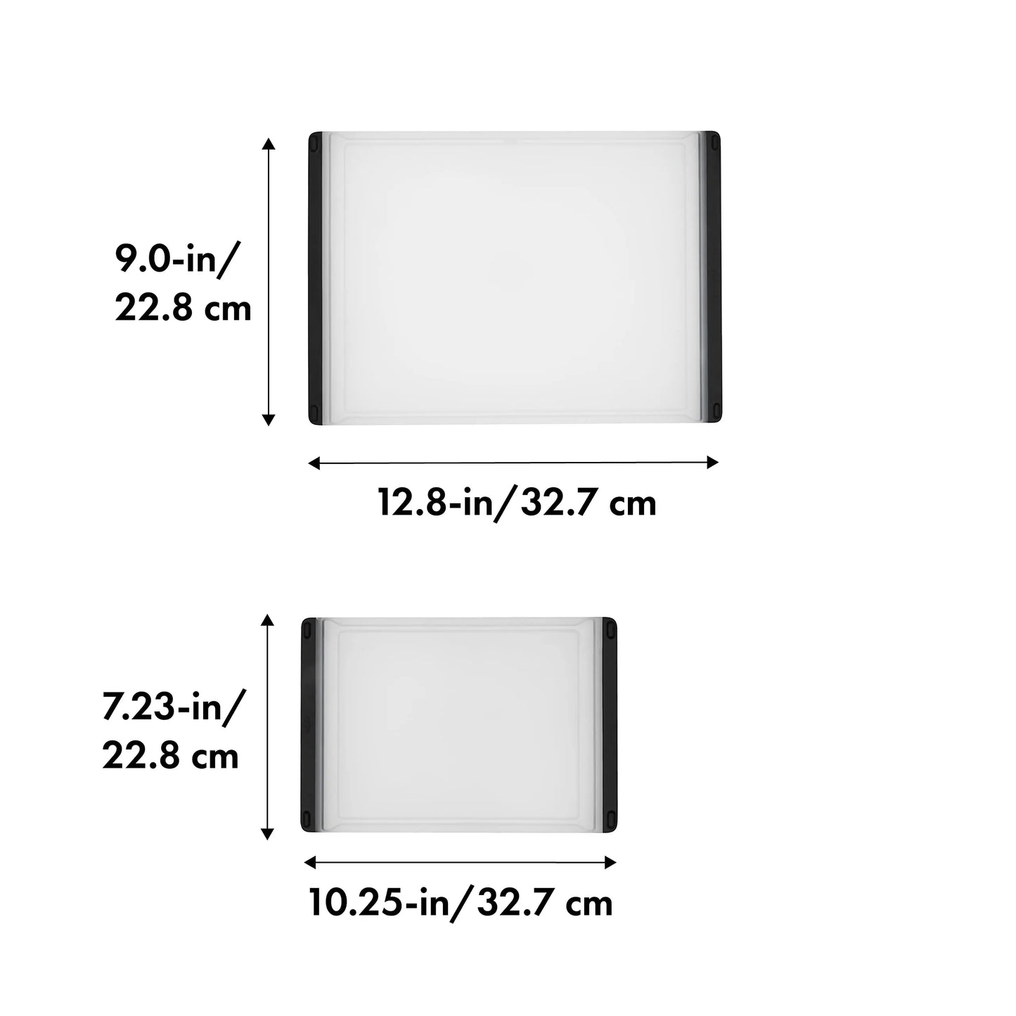 Good Grips Plastic Cutting Board Set(2 pack set) Stylish Gift Decor