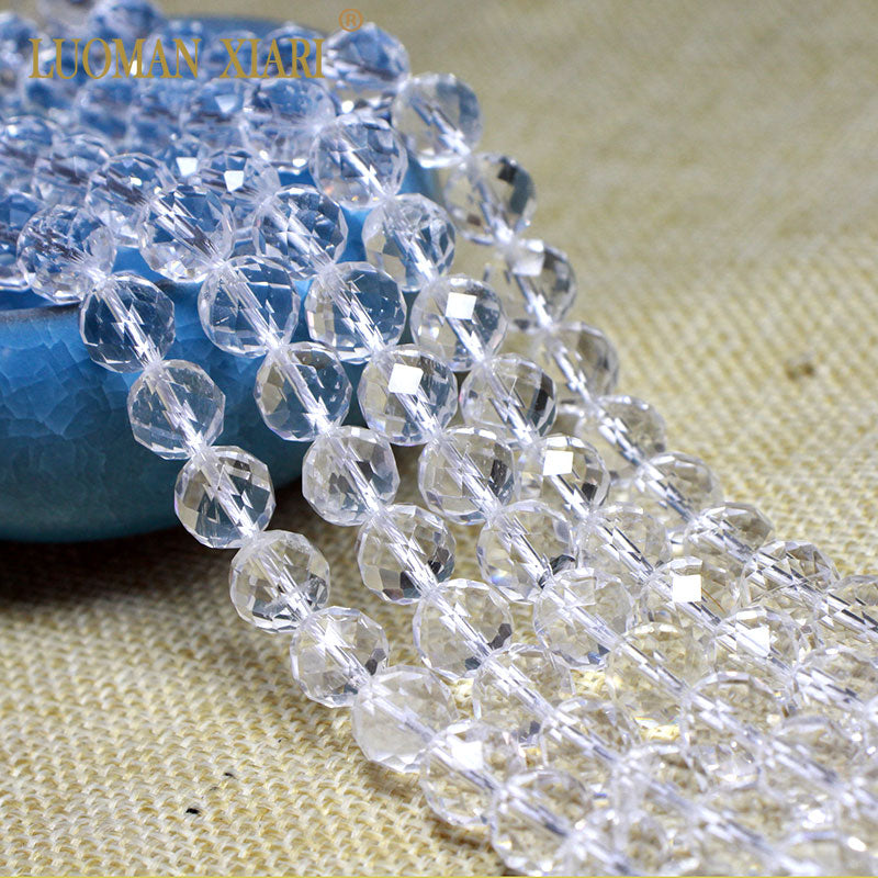 rock quartz, rock, spacer beads, spacers for jewelry, 
