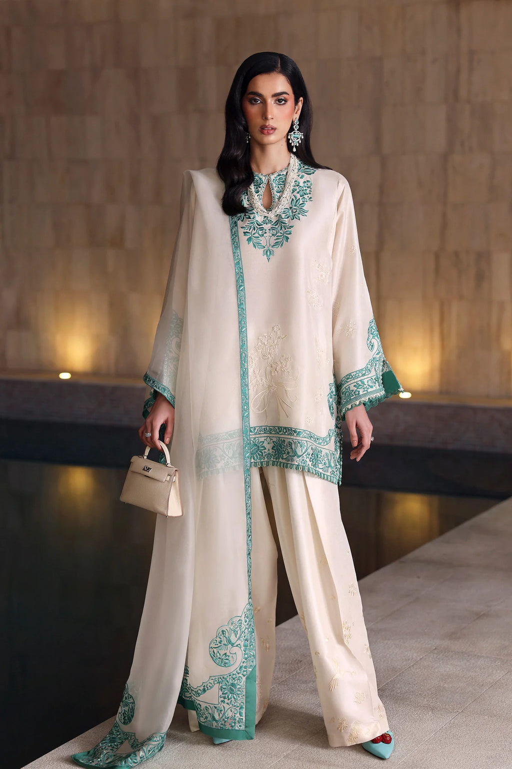 MIREN White Women Stylish Luxury Dress