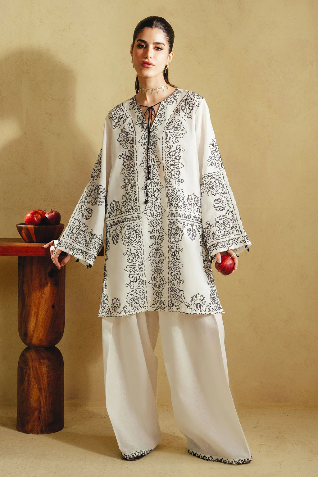 NAIRA White Women Stylish Dress