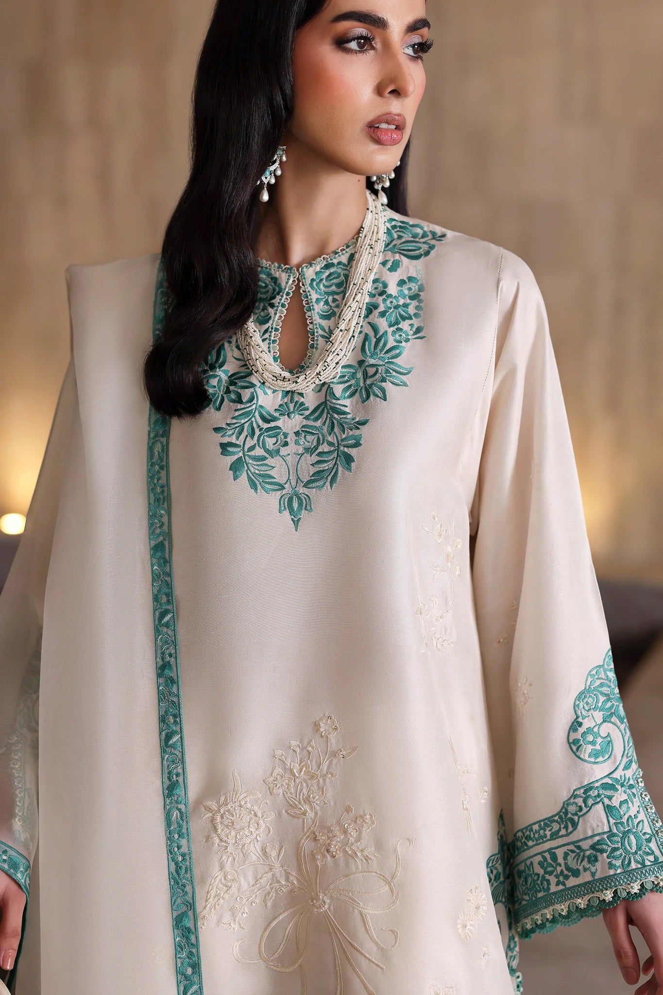 MIREN White Women Stylish Luxury Dress
