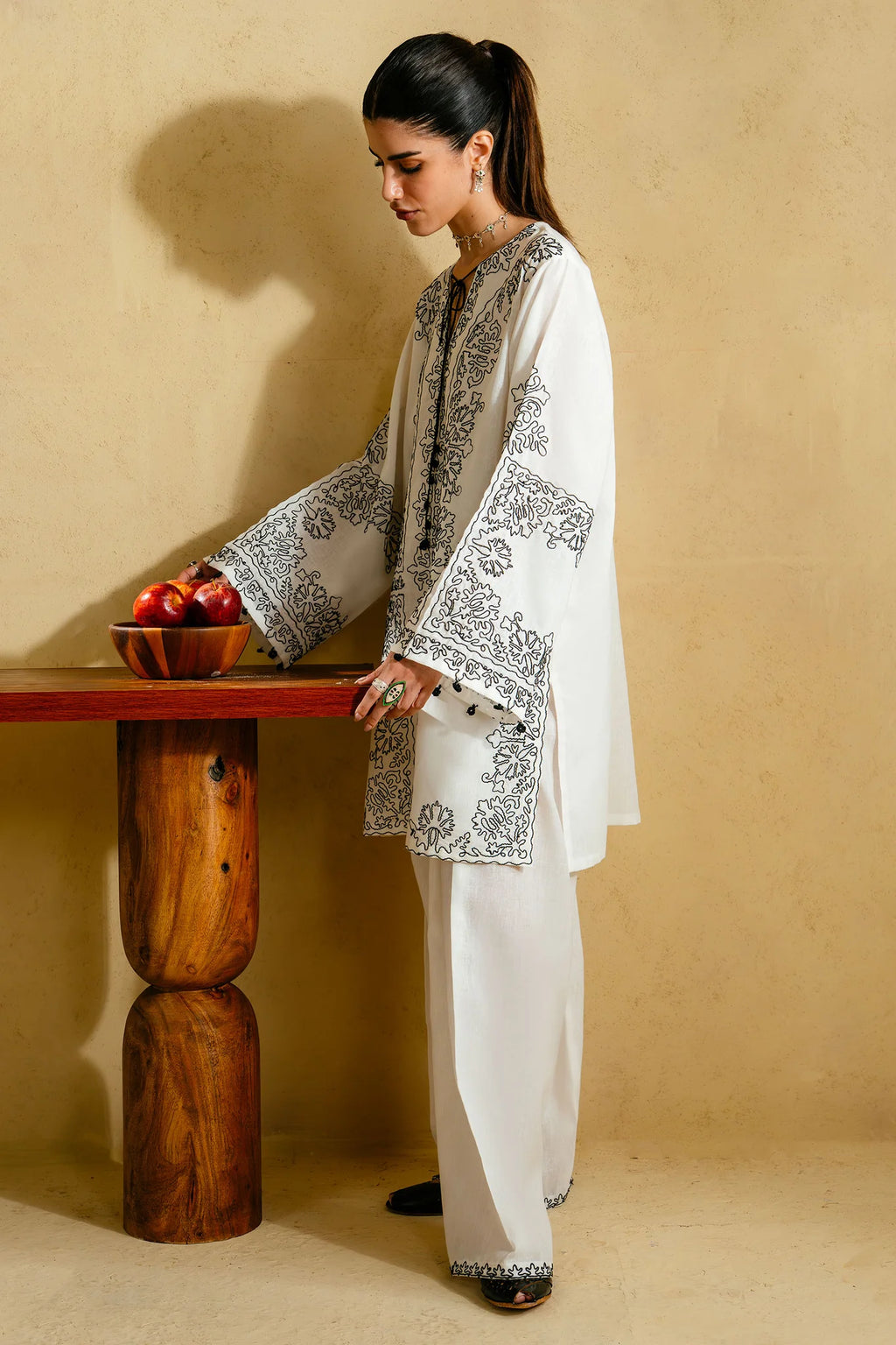 NAIRA White Women Stylish Dress