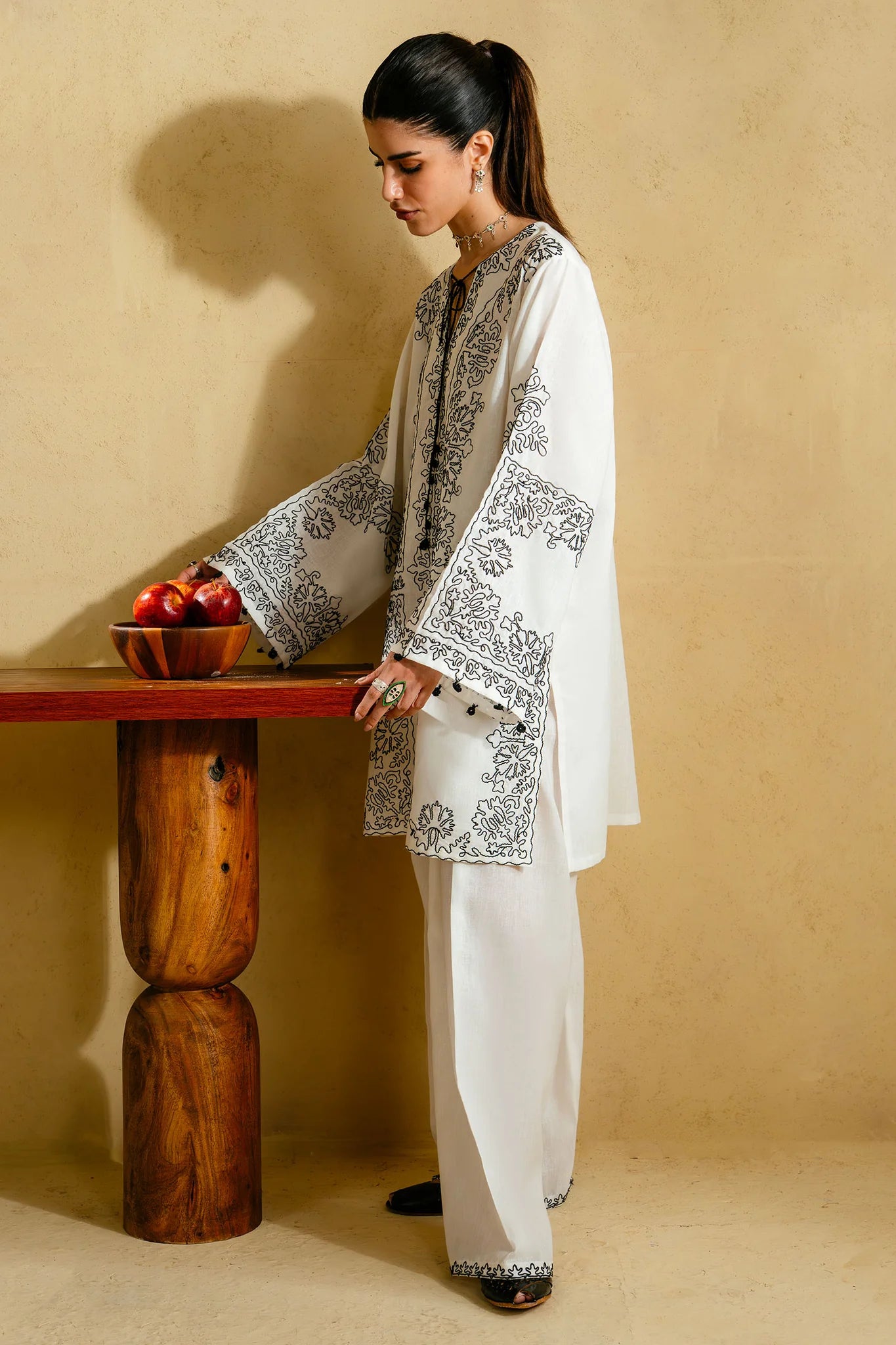 NAIRA White Women Stylish Dress