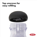 OXO Good Grips Soap Dispensing Palm Brush, Black/Clear/White