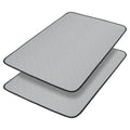 (Pack of 2) Premium Washable Dog & Cat Urine Pads - Waterproof, Non-Slip Training Mat for Puppies and Pets - 2 Pack (34.5 x 23 Inches)