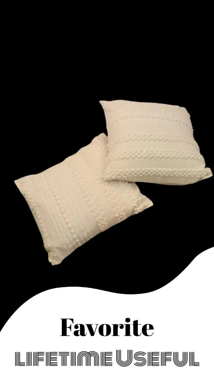 Latest Design Premium Modern Handmade pillow cushion Covers  (pack of 2) Stylish Gift Decor