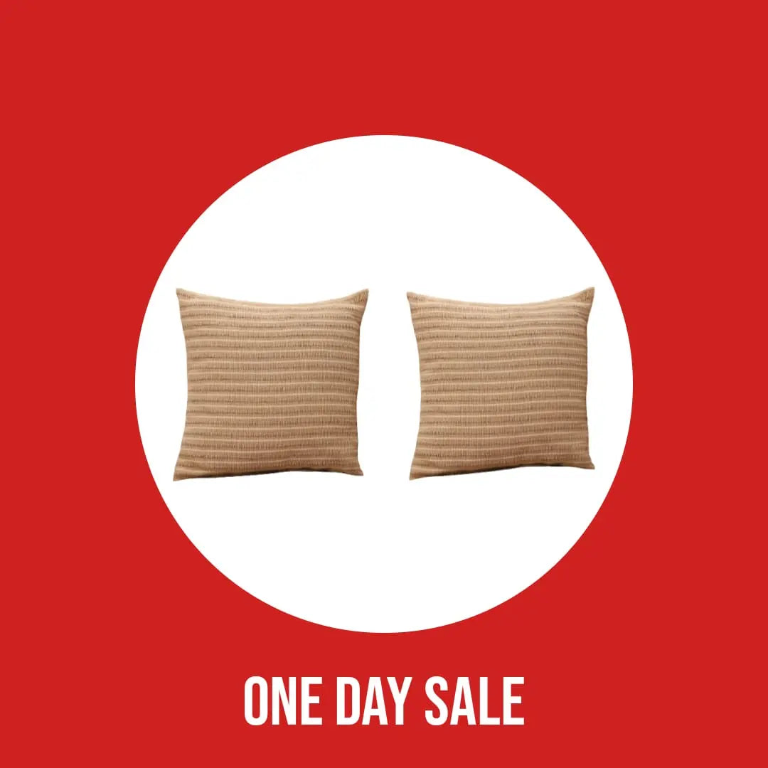 Premium Modern Design Handmade Pillow Cushion Covers (Pack Of 2) Stylish Gift Decor