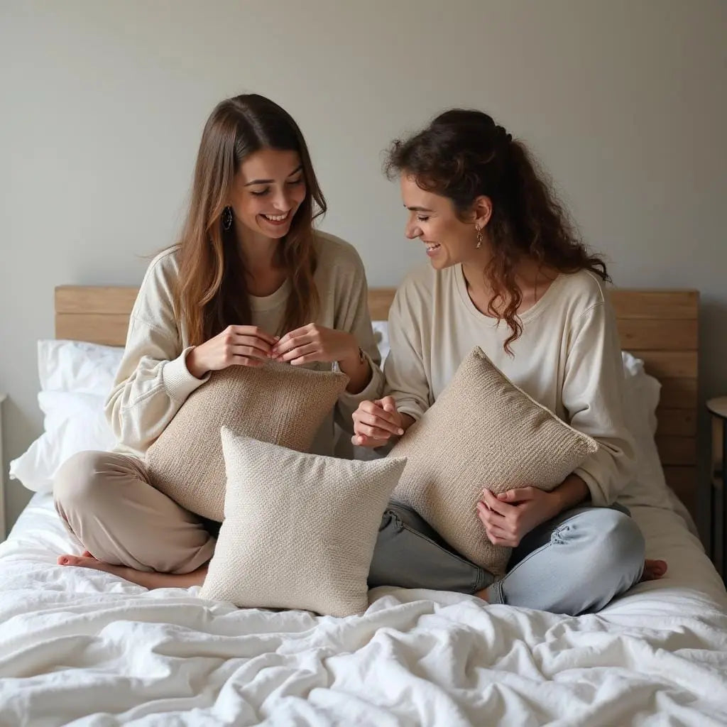 Modern Design Latest Handmade Pillow Cushion Covers (Pack of 2) Stylish Gift Decor