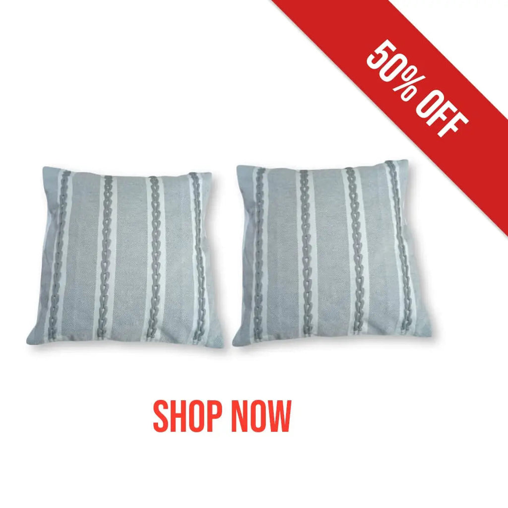 High Quality Outdoor Handmade Pillow Cushion Covers (pack of 2) Stylish Gift Decor
