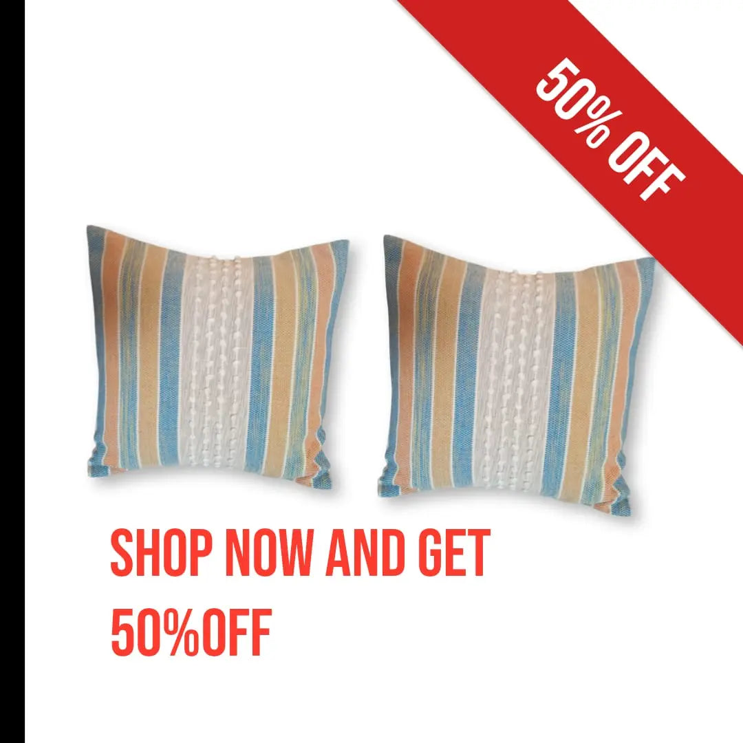Premium Modern Design Handmade pillow Cushion Covers (Pack of 2) Stylish Gift Decor
