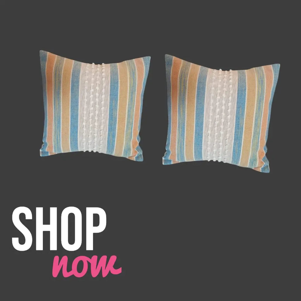 Premium Modern Design Handmade pillow Cushion Covers (Pack of 2) Stylish Gift Decor