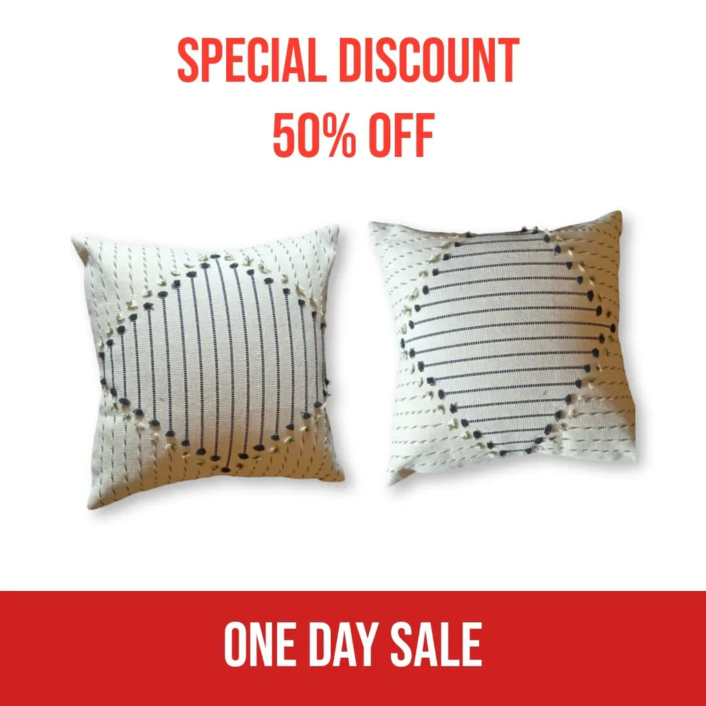 New Latest Design Premium Handmade cushion covers (Pack Of 2) Stylish Gift Decor