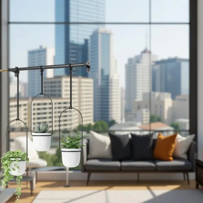 Triflora Hanging Planter for Window - Stylish Gift Decor