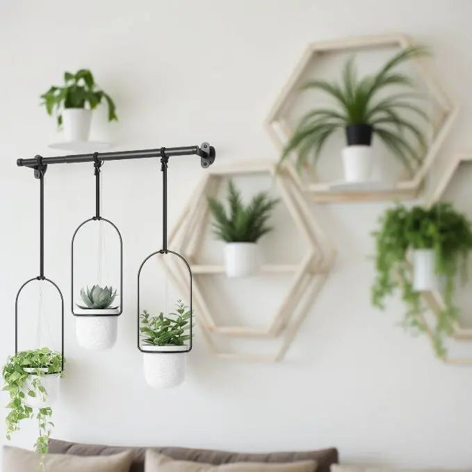 Triflora Hanging Planter for Window - Stylish Gift Decor