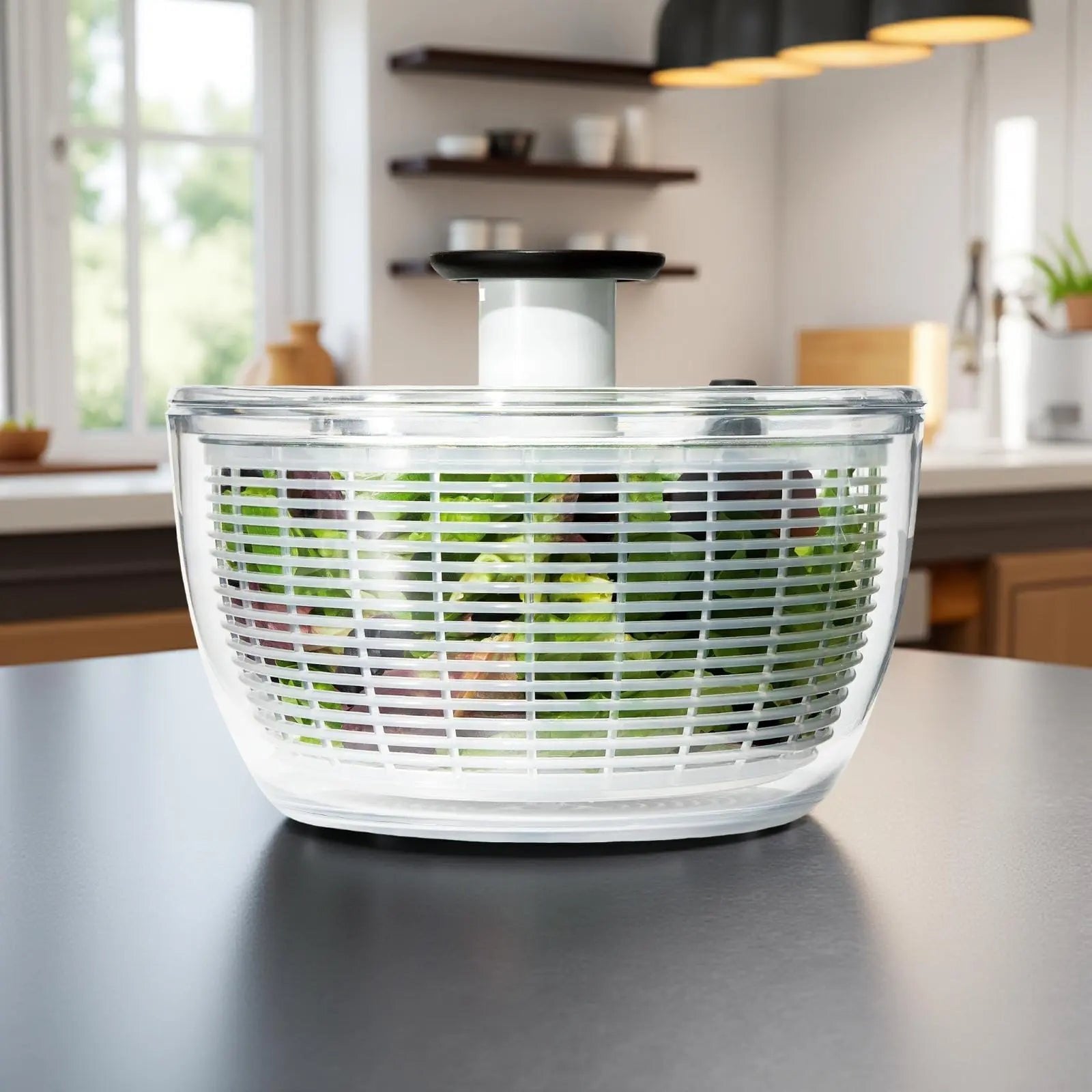 Good Grips Large Salad Spinner (6.22 Qt.) Stylish Gift Decor