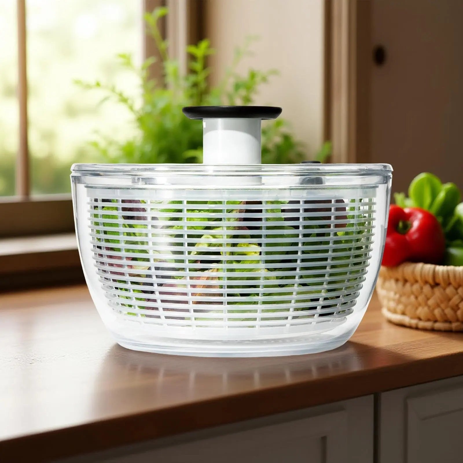 Good Grips Large Salad Spinner (6.22 Qt.) Stylish Gift Decor