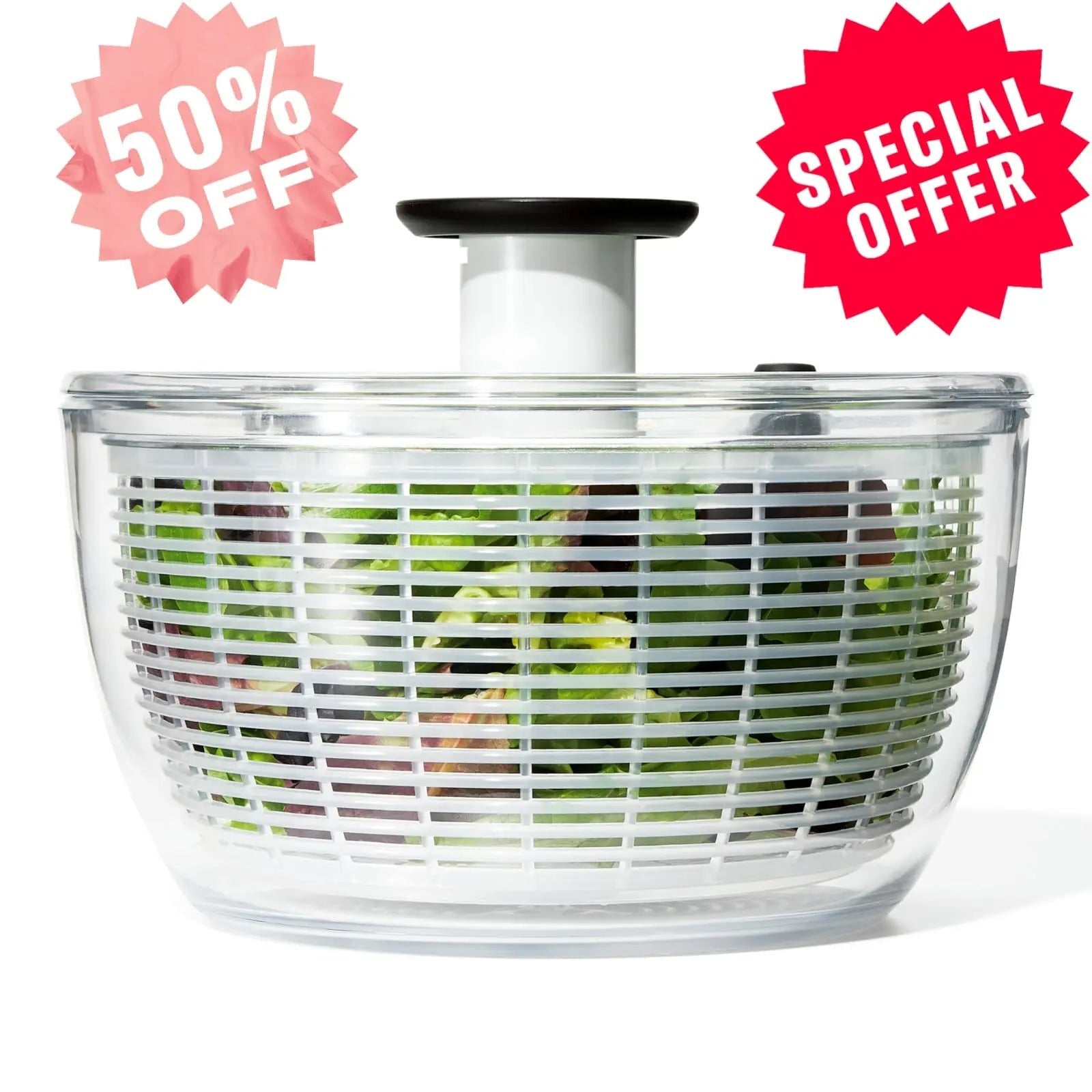 Good Grips Large Salad Spinner (6.22 Qt.) Stylish Gift Decor
