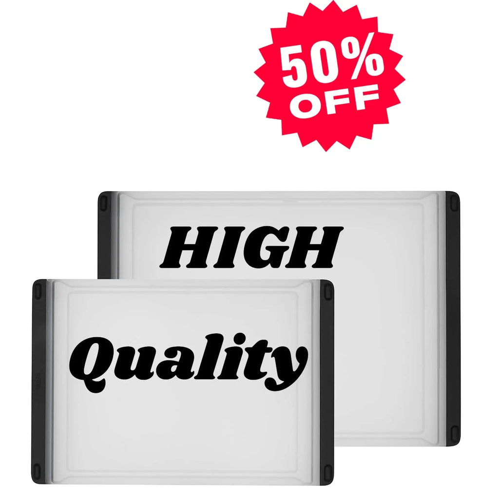 Good Grips Plastic Cutting Board Set(2 pack set) Stylish Gift Decor