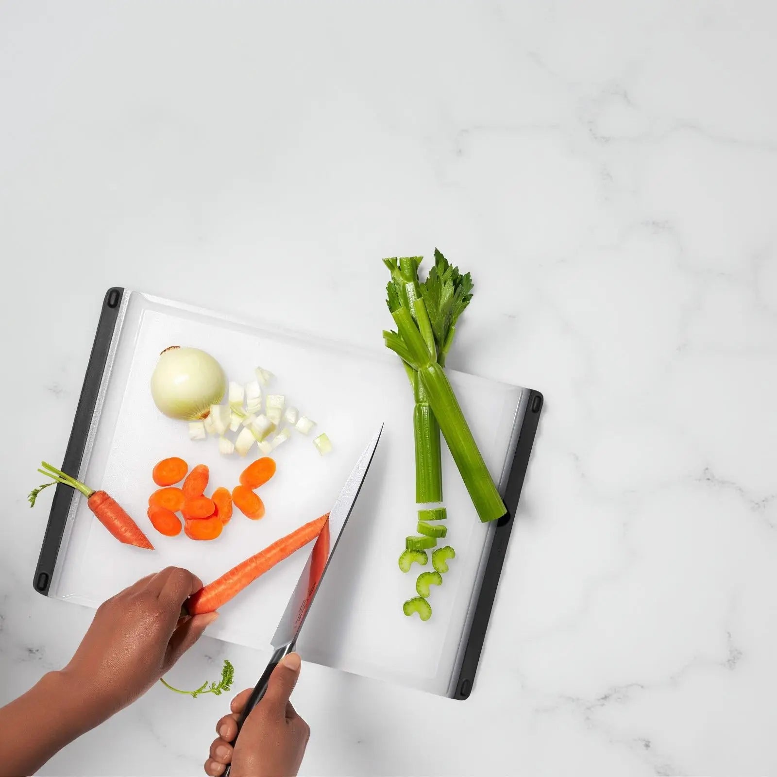 Good Grips Plastic Cutting Board Set(2 pack set) Stylish Gift Decor
