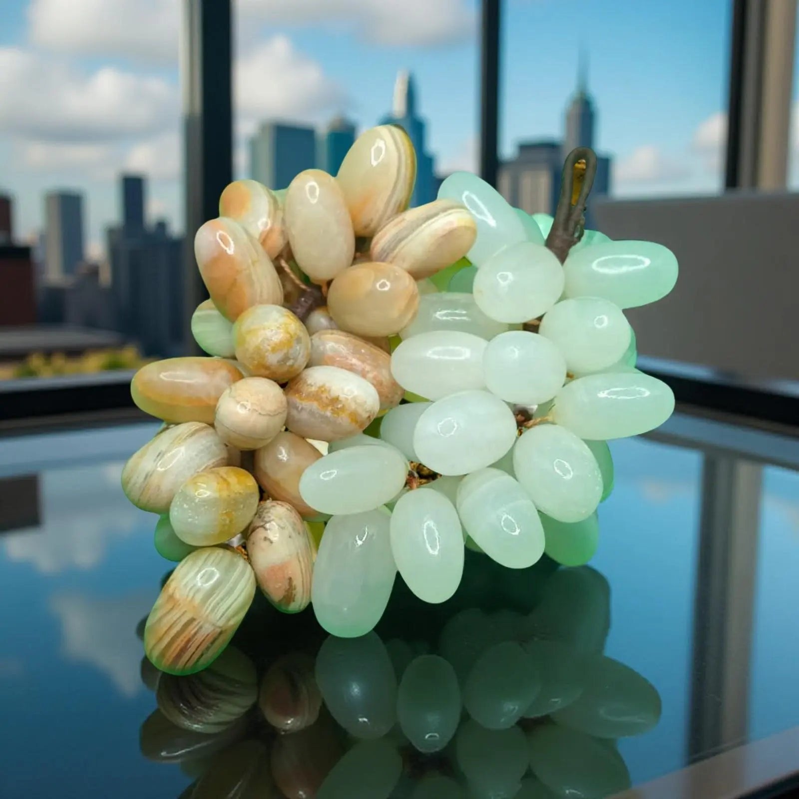 Handcrafted Marble Grapes Stone Fruit for Home Stylish Gift Decor