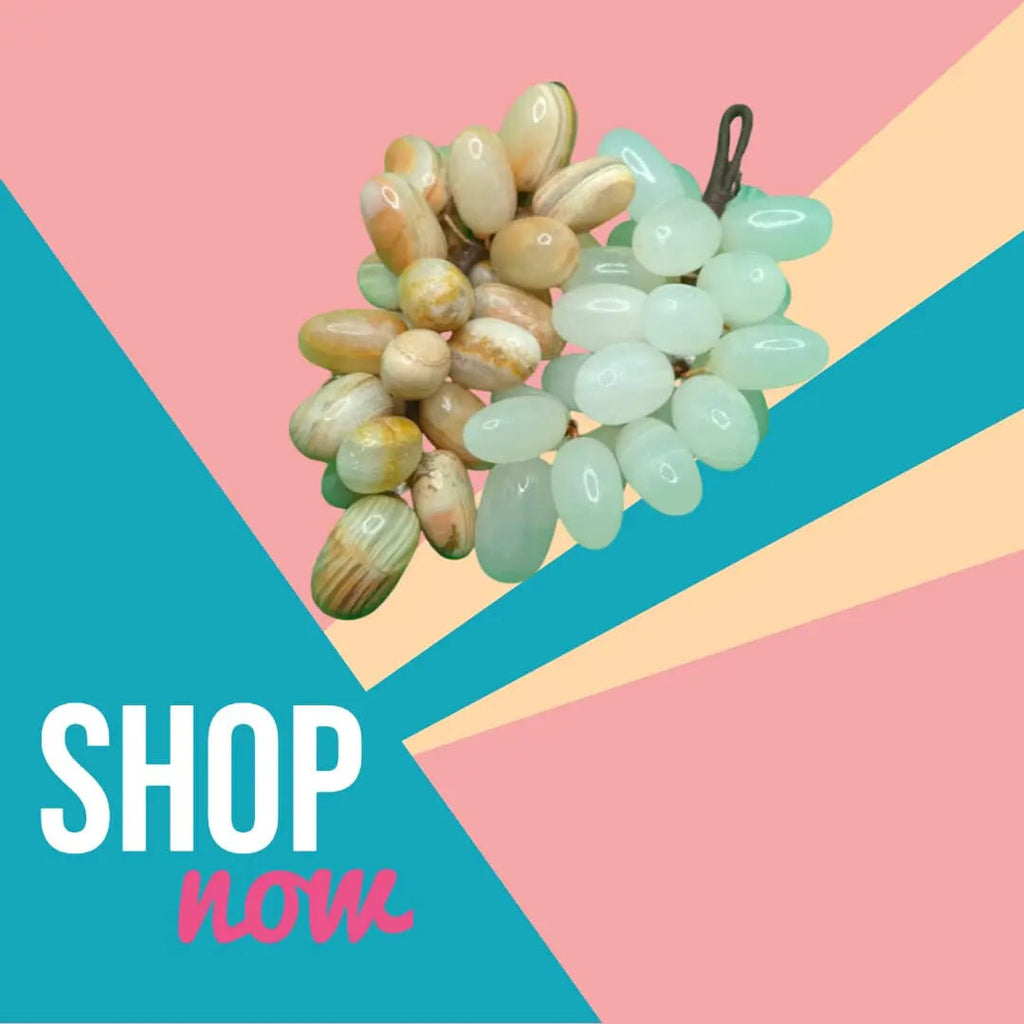 Handcrafted Marble Grapes Stone Fruit for Home Stylish Gift Decor