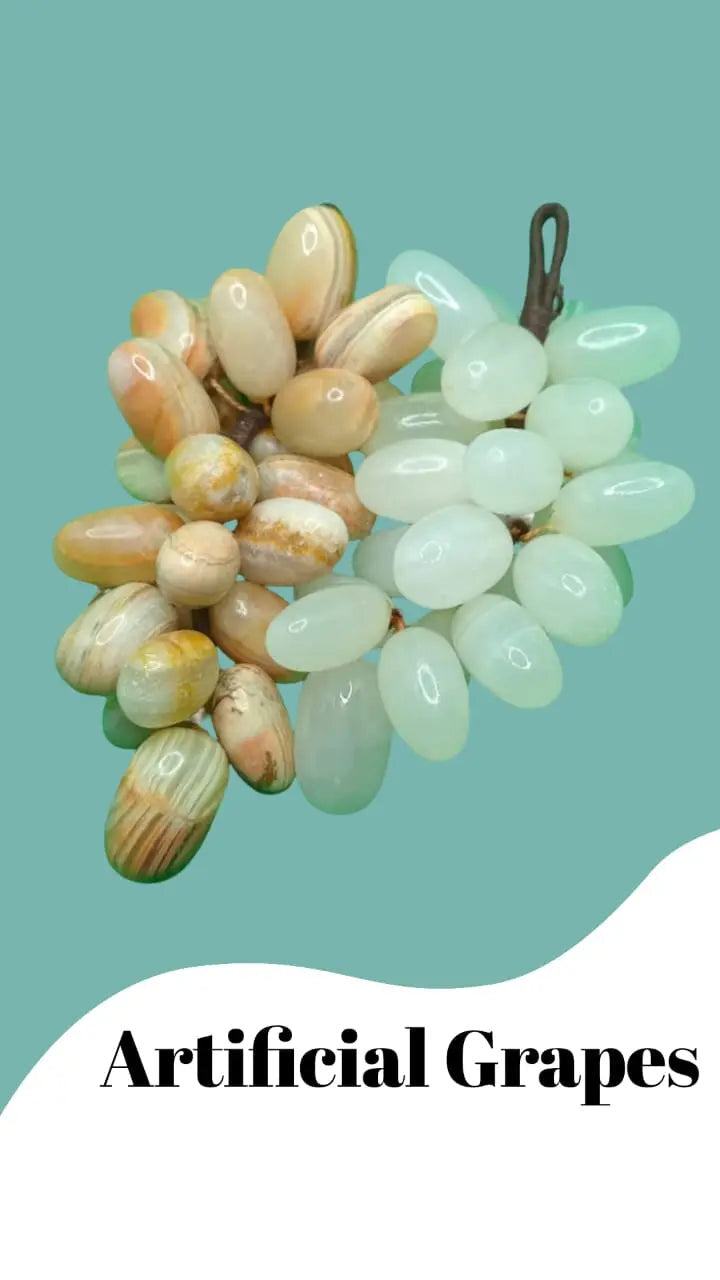 Handcrafted Marble Grapes Stone Fruit for Home Stylish Gift Decor