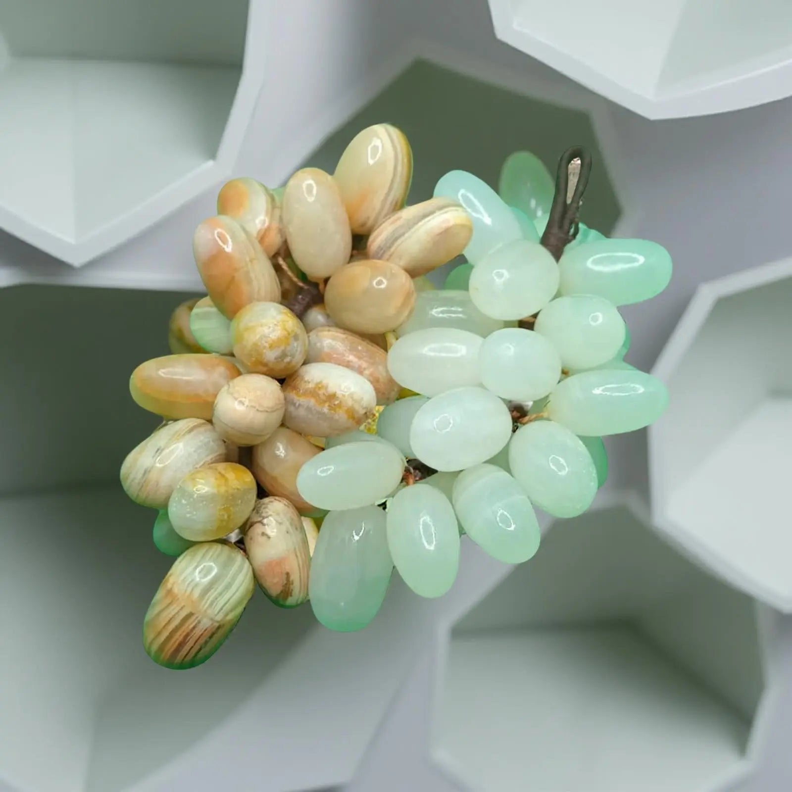 Handcrafted Marble Grapes Stone Fruit for Home Stylish Gift Decor