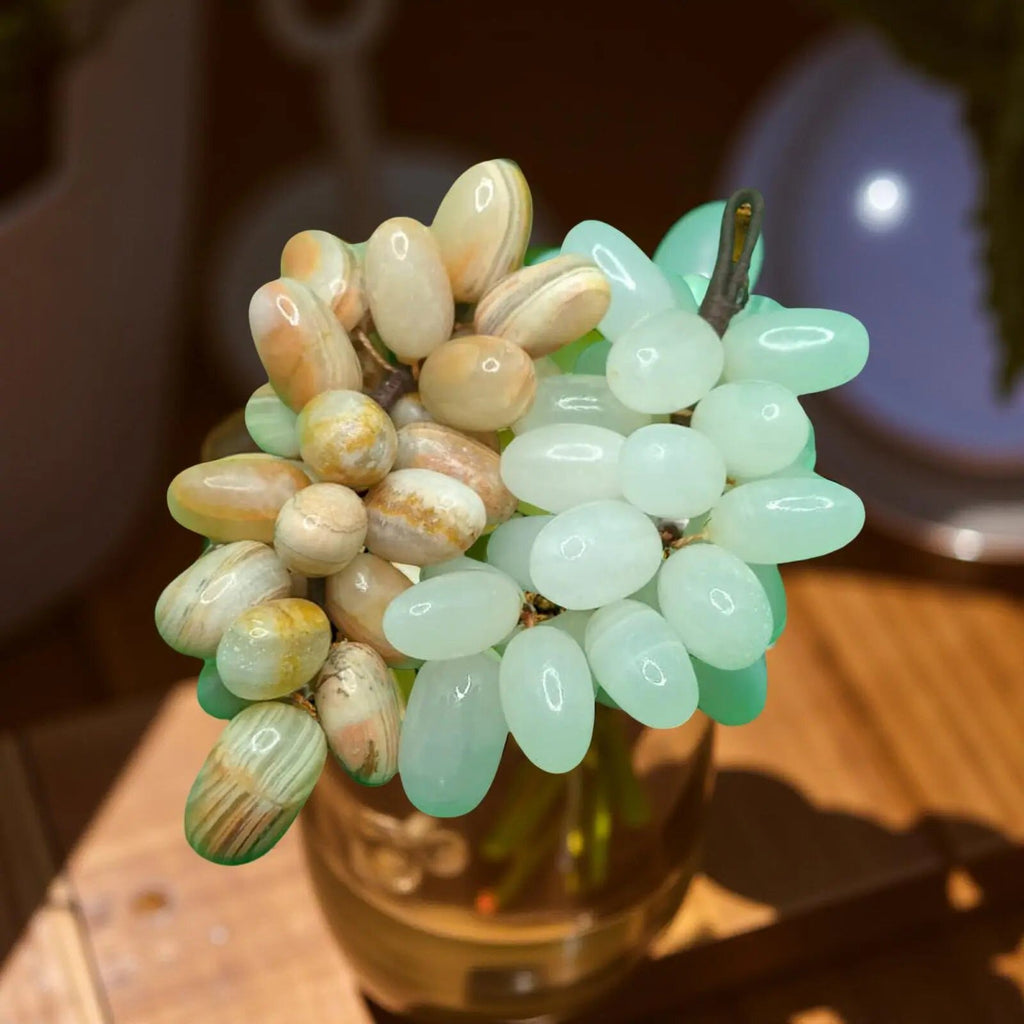 Handcrafted Marble Grapes Stone Fruit for Home Stylish Gift Decor