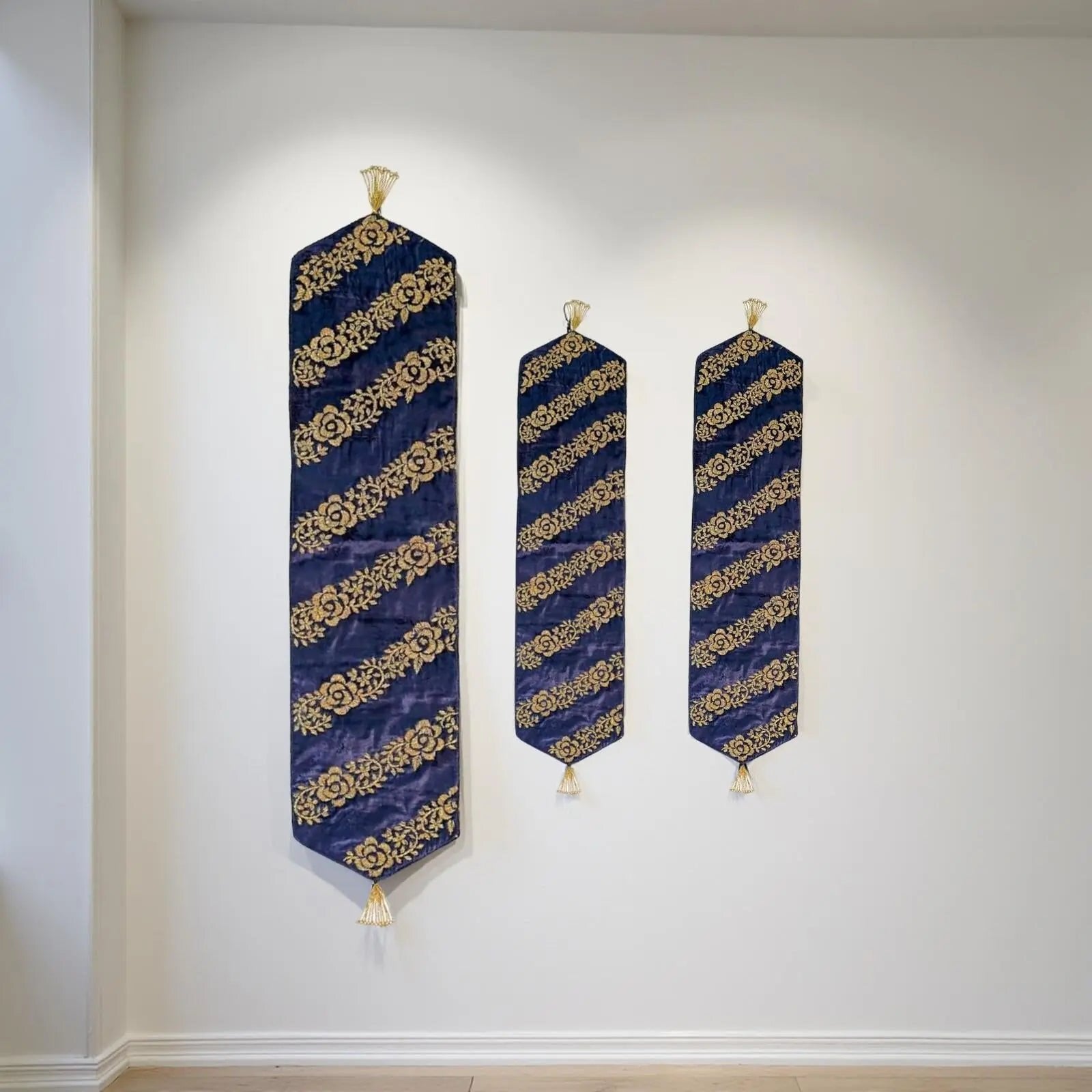 Handmade Table Runner Elegant Handmade Design For Home Tables (Pack of 3) Stylish Gift Decor