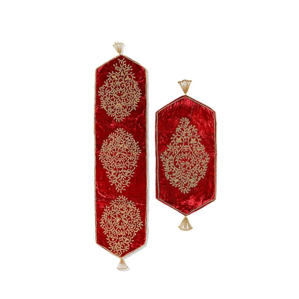 Premium Handmade Table Runner Set( Pack Of 3) Stylish Gift Decor