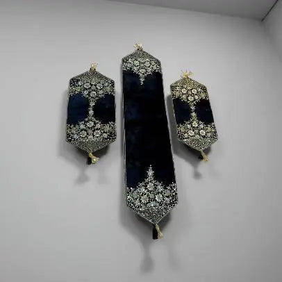 Modern Design High Quality Handmade Table Runners (Pack Of 3) Stylish Gift Decor