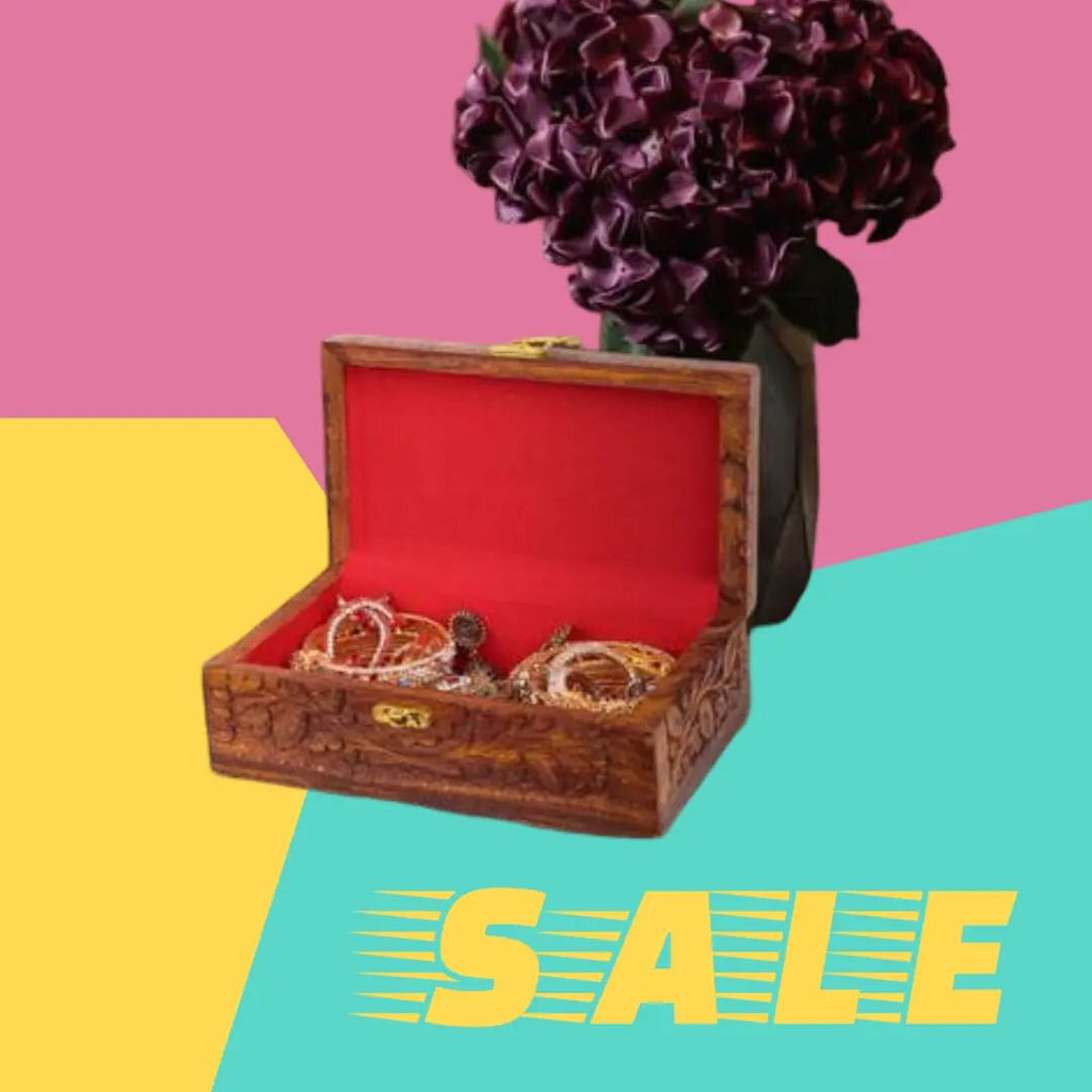jewelry Luxury Wooden Box Stylish Gift Decor