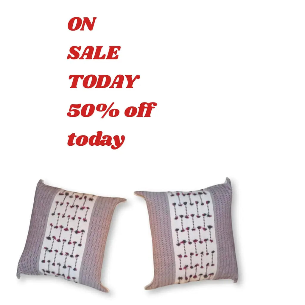 Premium Design Handmade pillow cushion Covers (pack of 2) Stylish Gift Decor