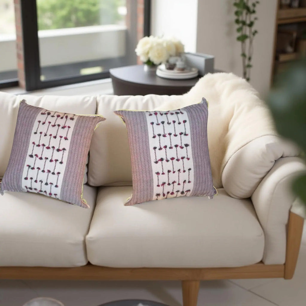 Premium Design Handmade pillow cushion Covers (pack of 2) Stylish Gift Decor
