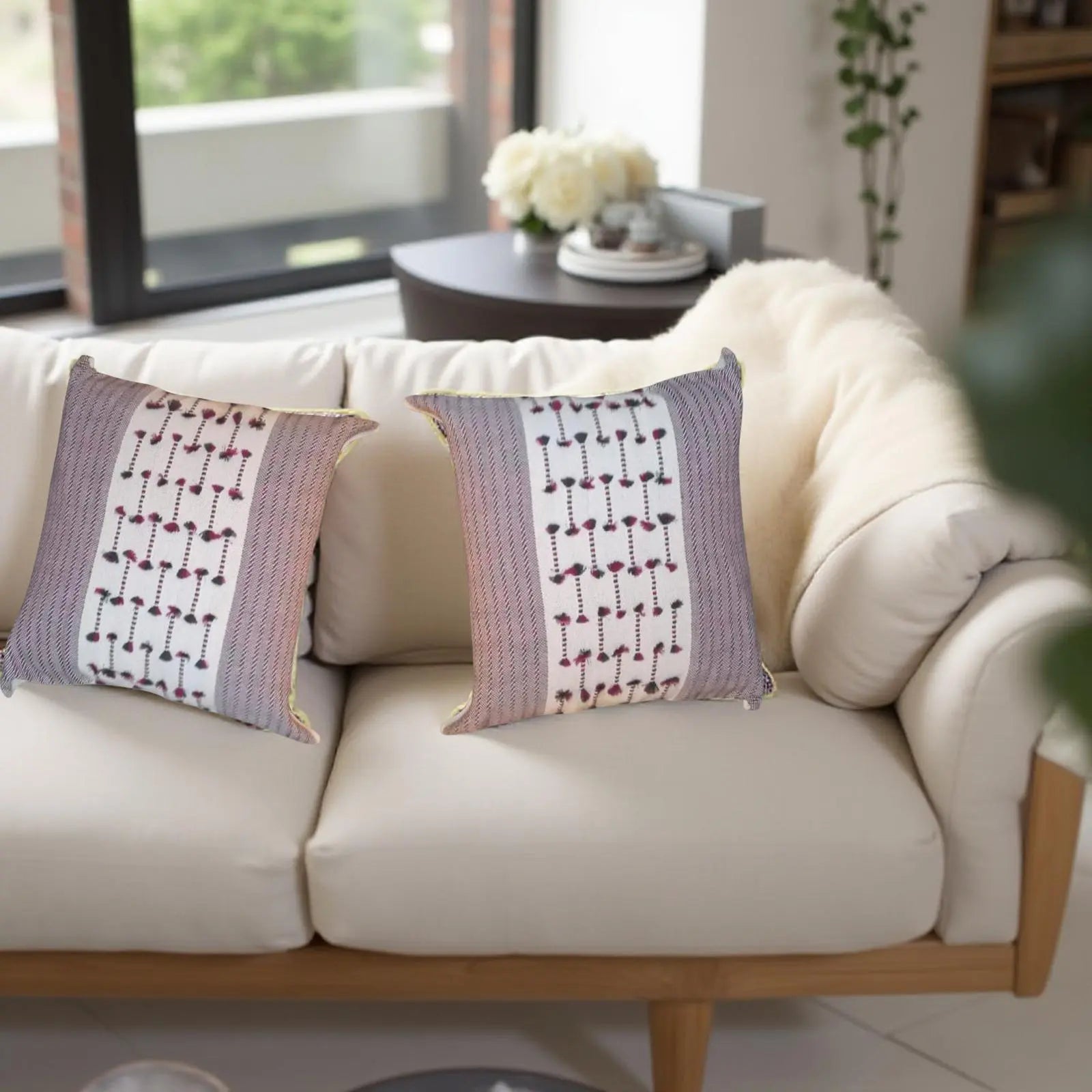 Premium Design Handmade pillow cushion Covers (pack of 2) Stylish Gift Decor